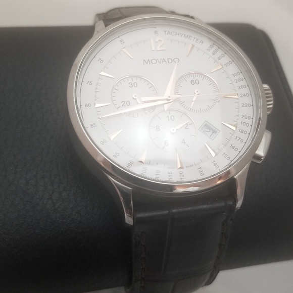 Movado Circa 42mm Chronograph Tachymeter Sport Watch - Picture 4 of 12